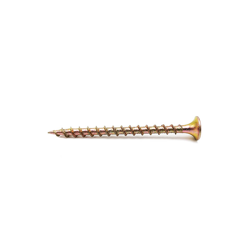 Phillips drive bugle head skru dinding kering kuning bersalut zink benang kasar